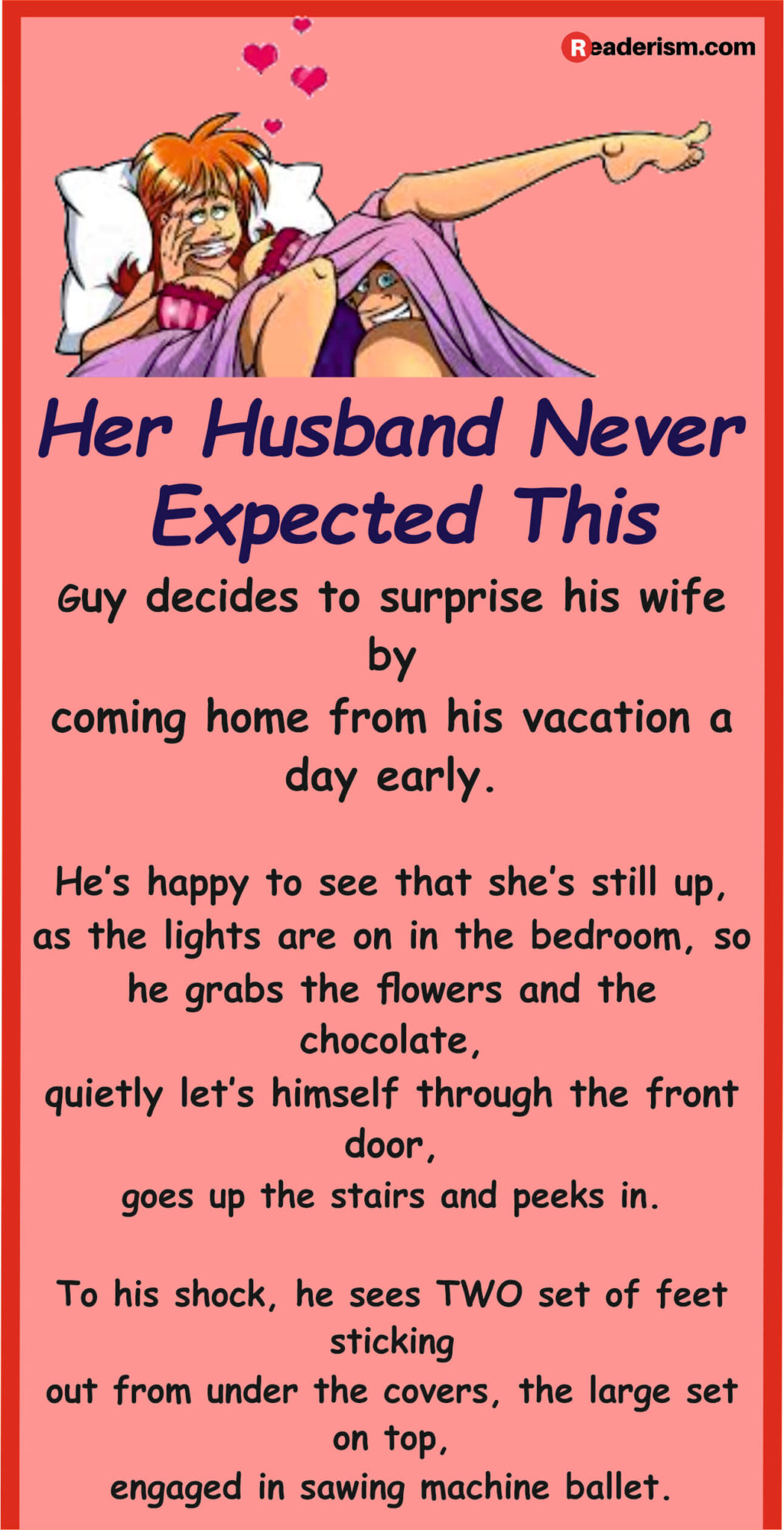 He Wanted To Give His Wife A Surprise, But He Himself Was Surprised ...