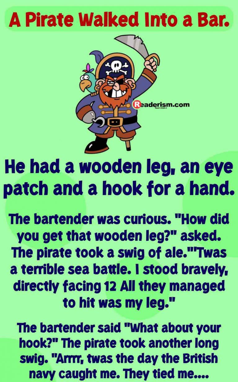 When A Pirate Walked Into A Bar. - Readerism.com