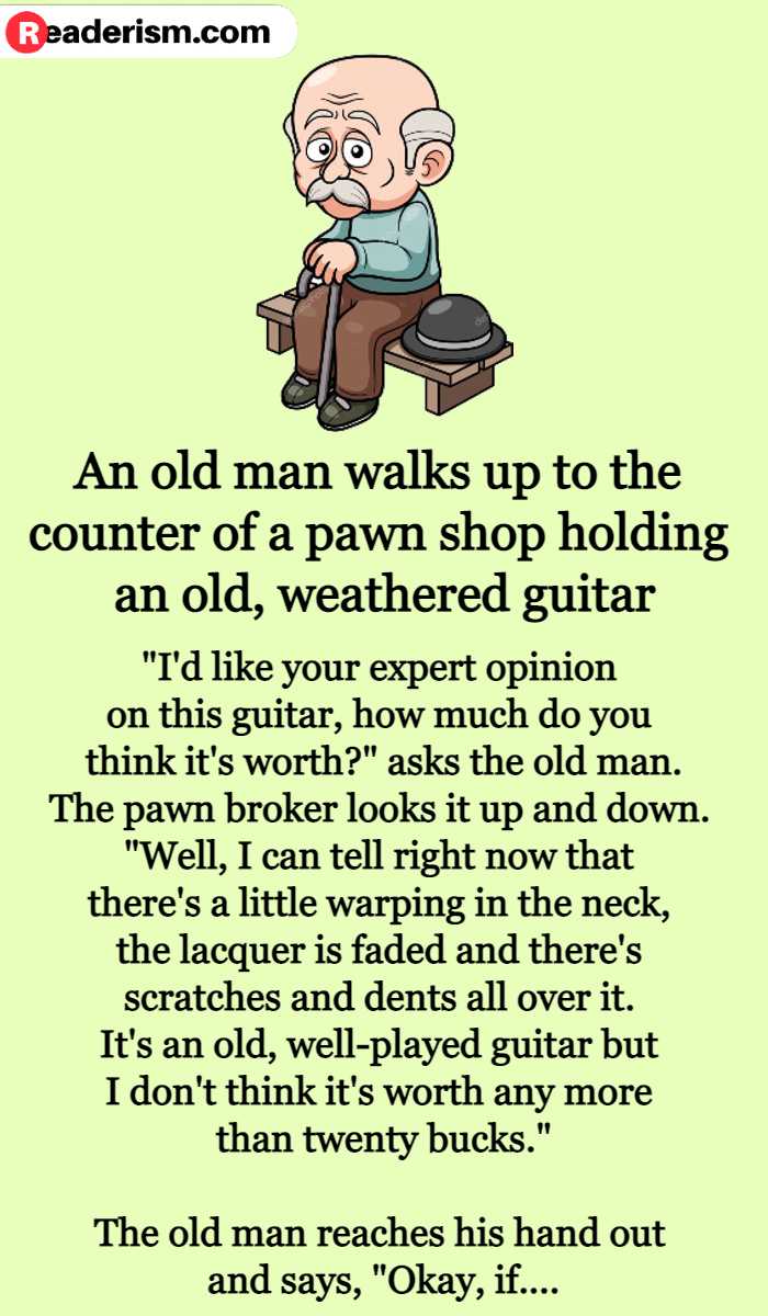 old Man in Pawn Shop - Readerism.Com