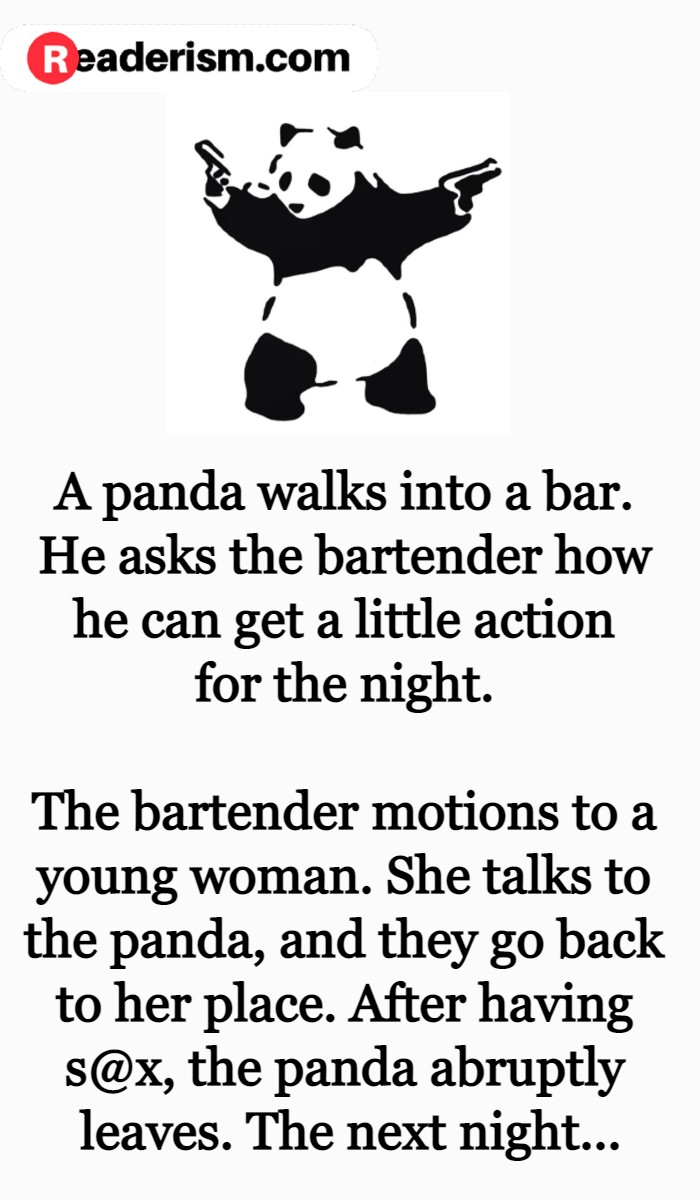 A Panda Walks into the Bar - Readerism.Com