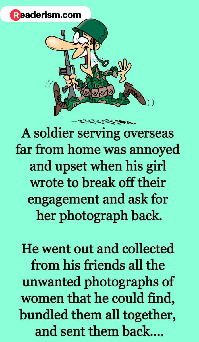 Soldier's Breakup off his Engagement - Readerism.Com